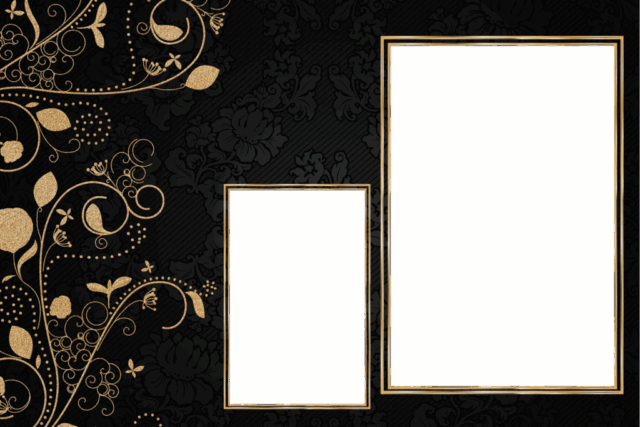 Black and Gold Double